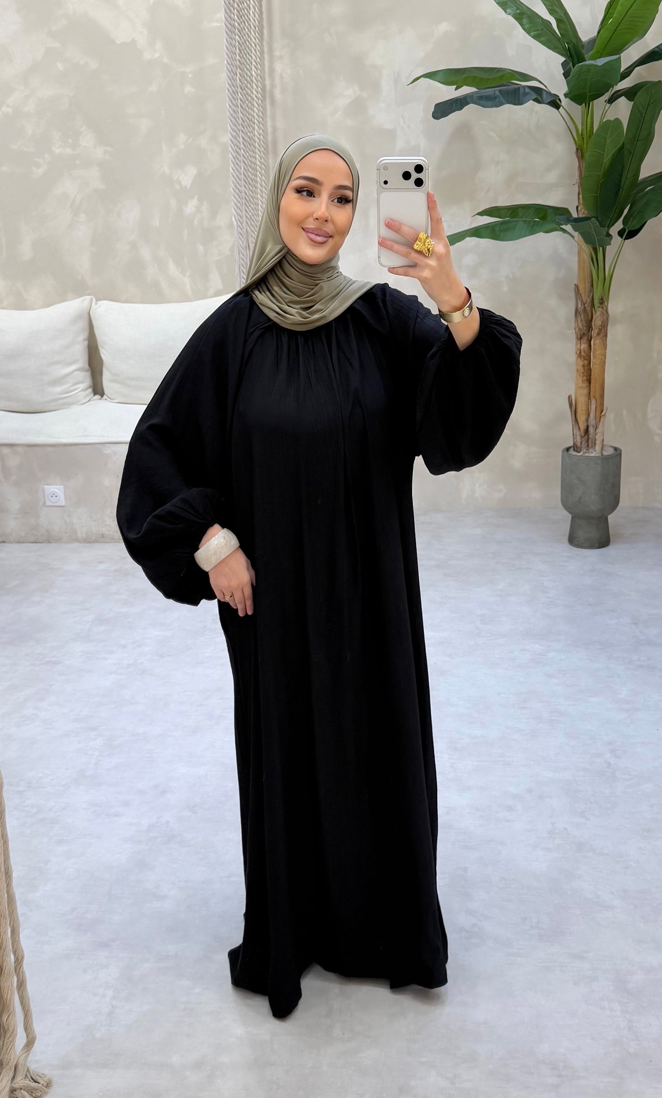 ROBE MAHRA - Black