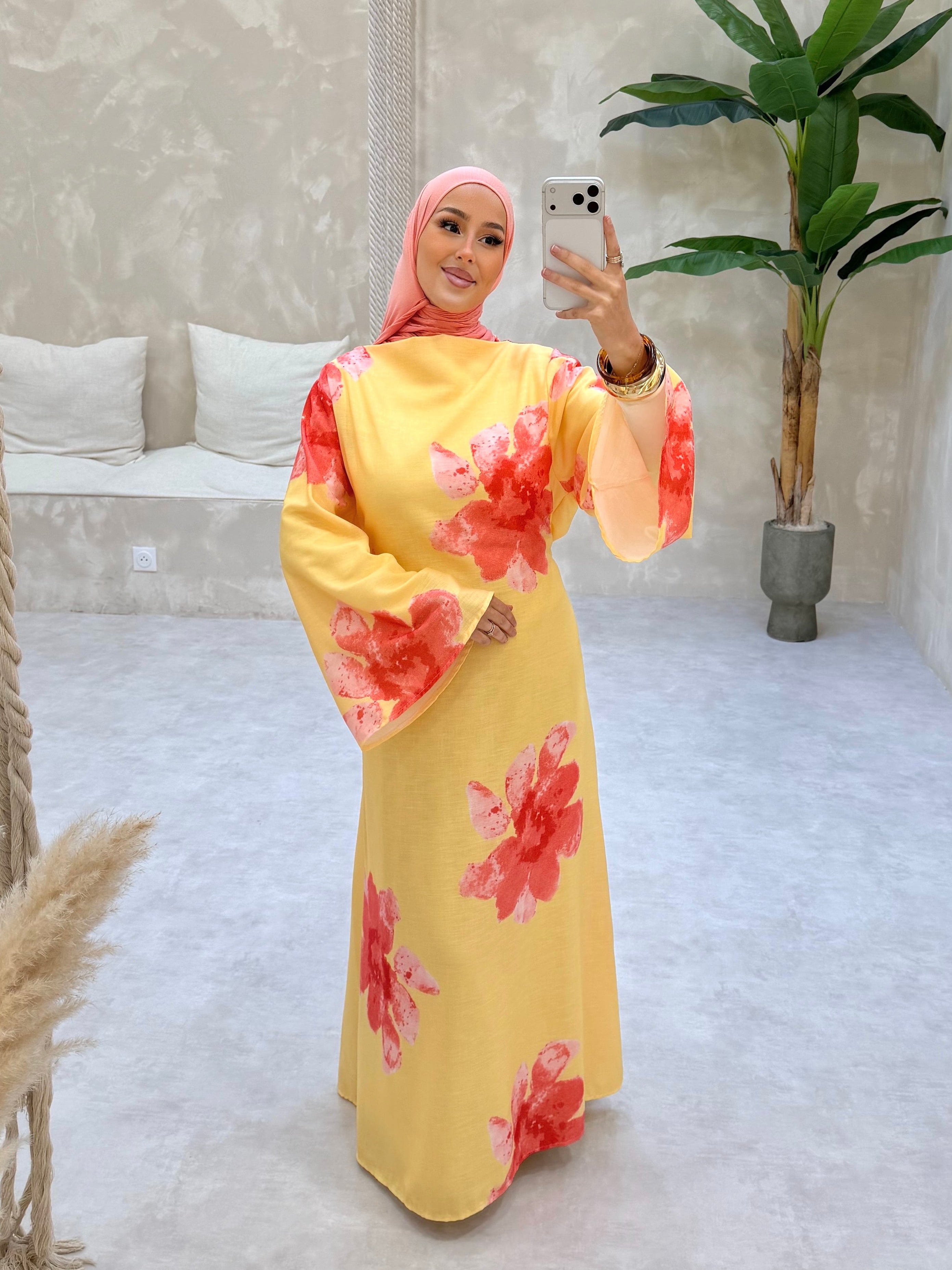 ROBE - jaune