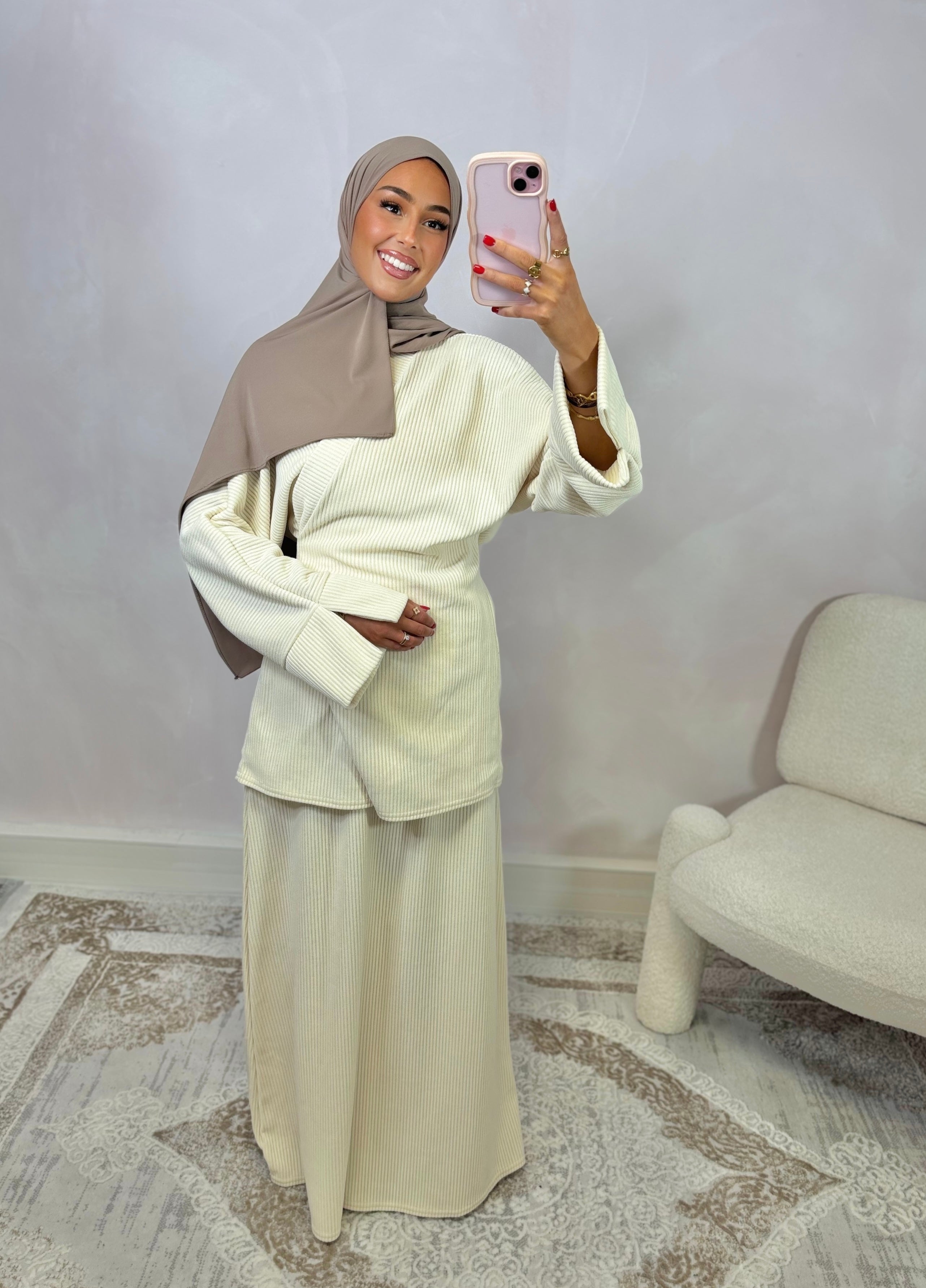 Ensemble NYSSA jupe - cream