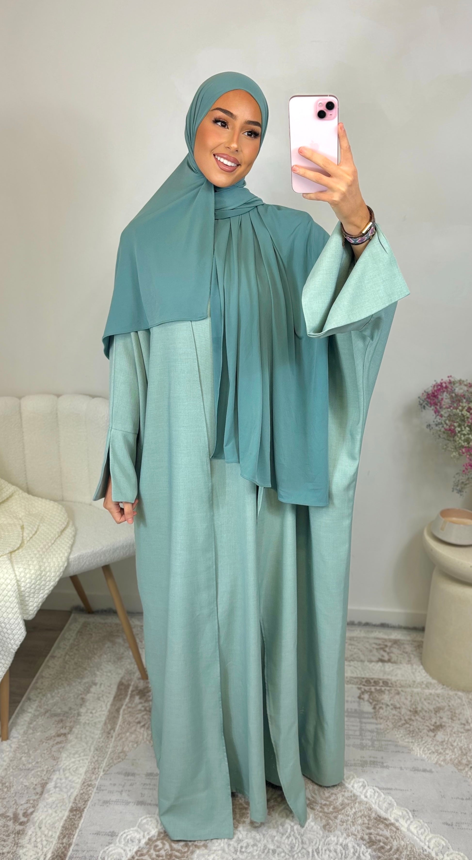 Jersey Premium de Luxe SEDEF - VERT D'EAU FONCÉ