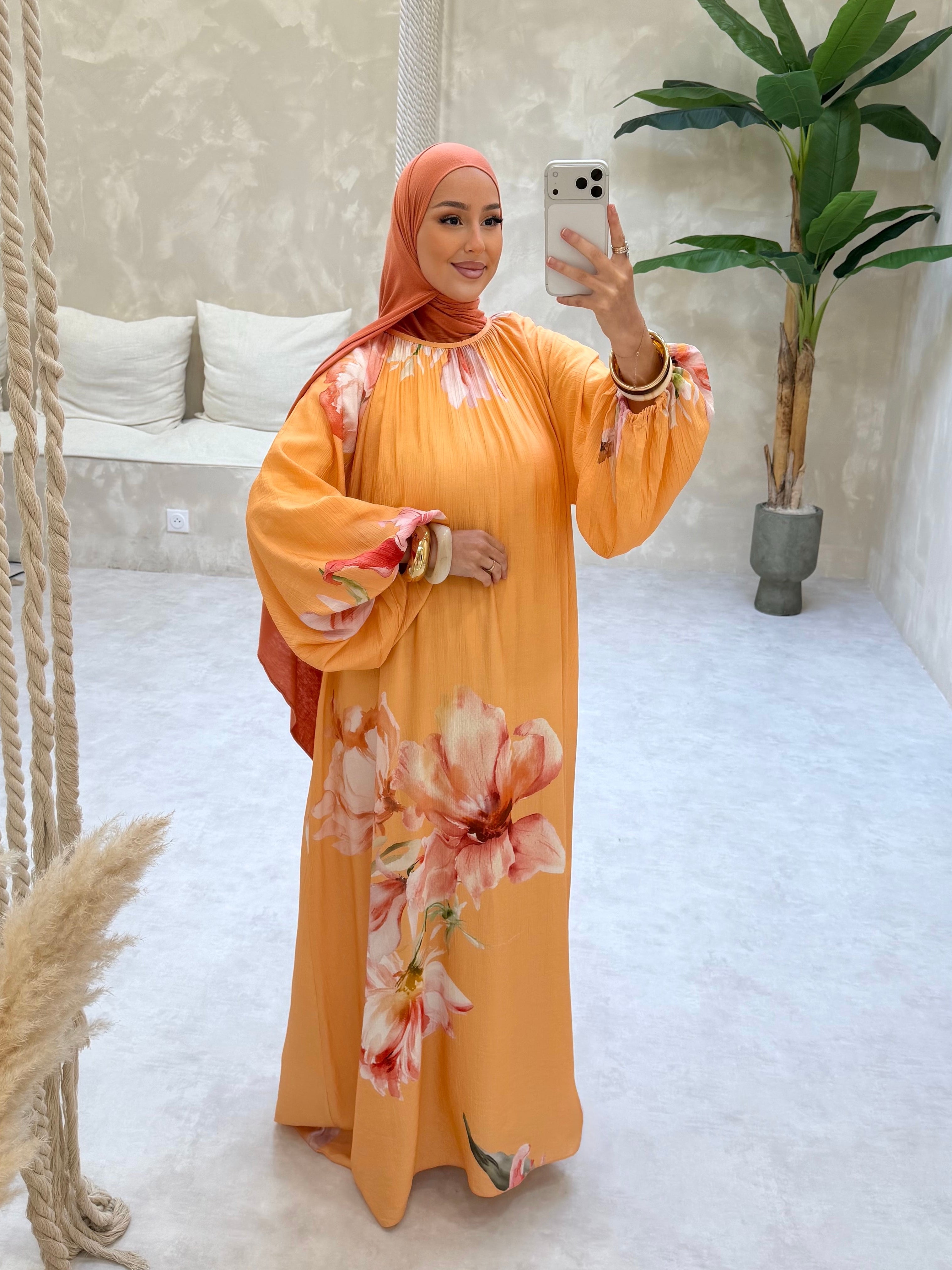 ROBE LYS - corail