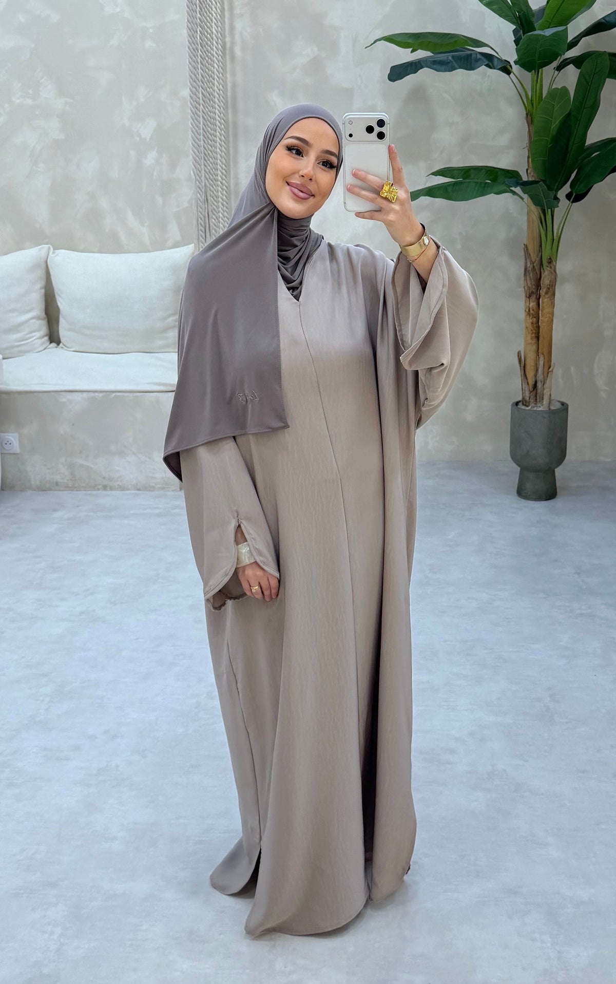 Abaya NIYA - Taupe