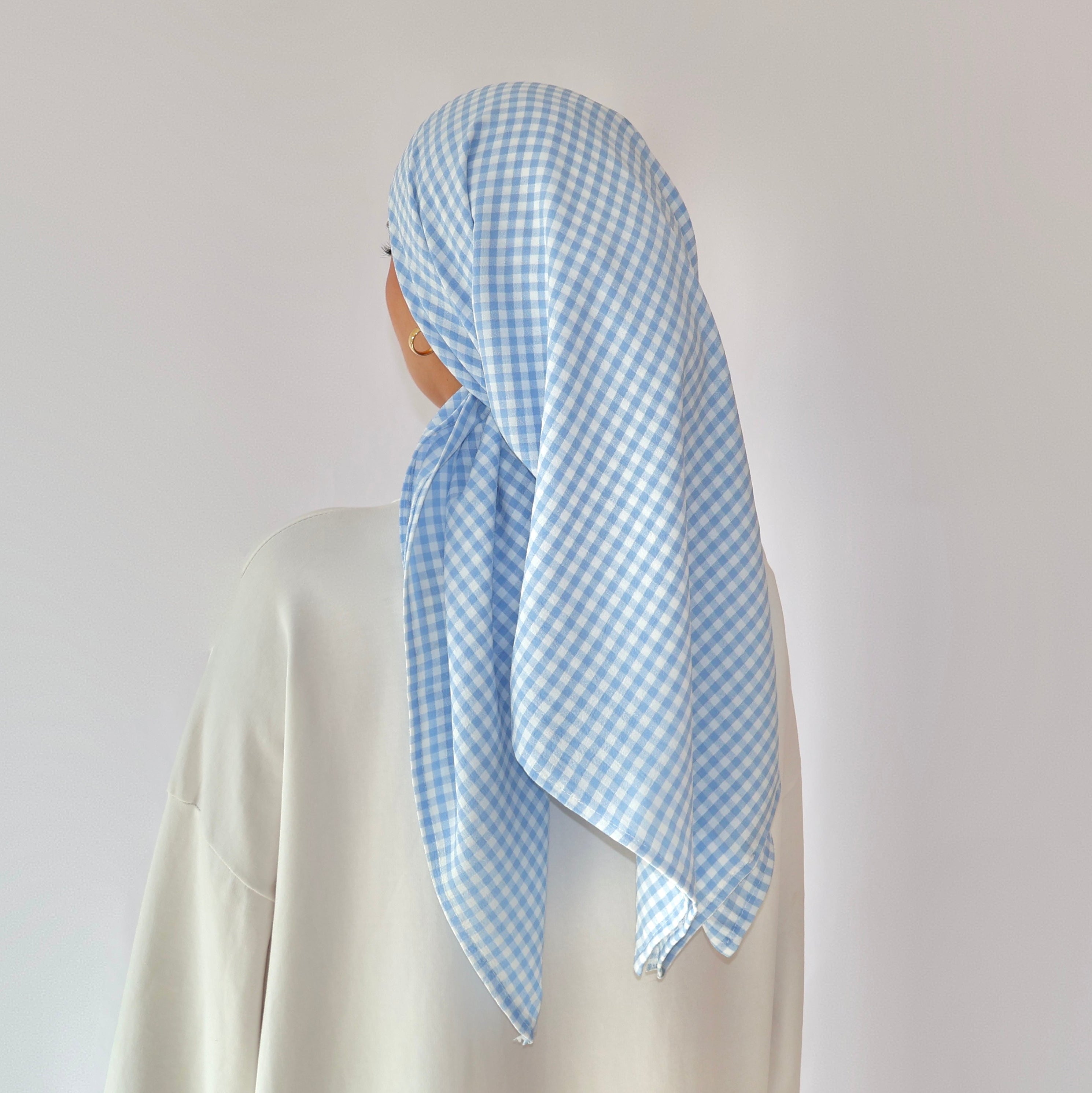 Carré VICHY - BABY BLUE