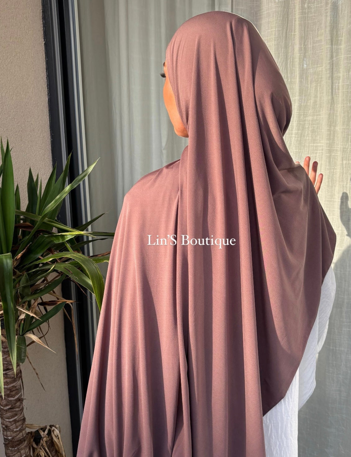 SEDEF Luxus Premium Jersey - DUNKELROSA TAUPE