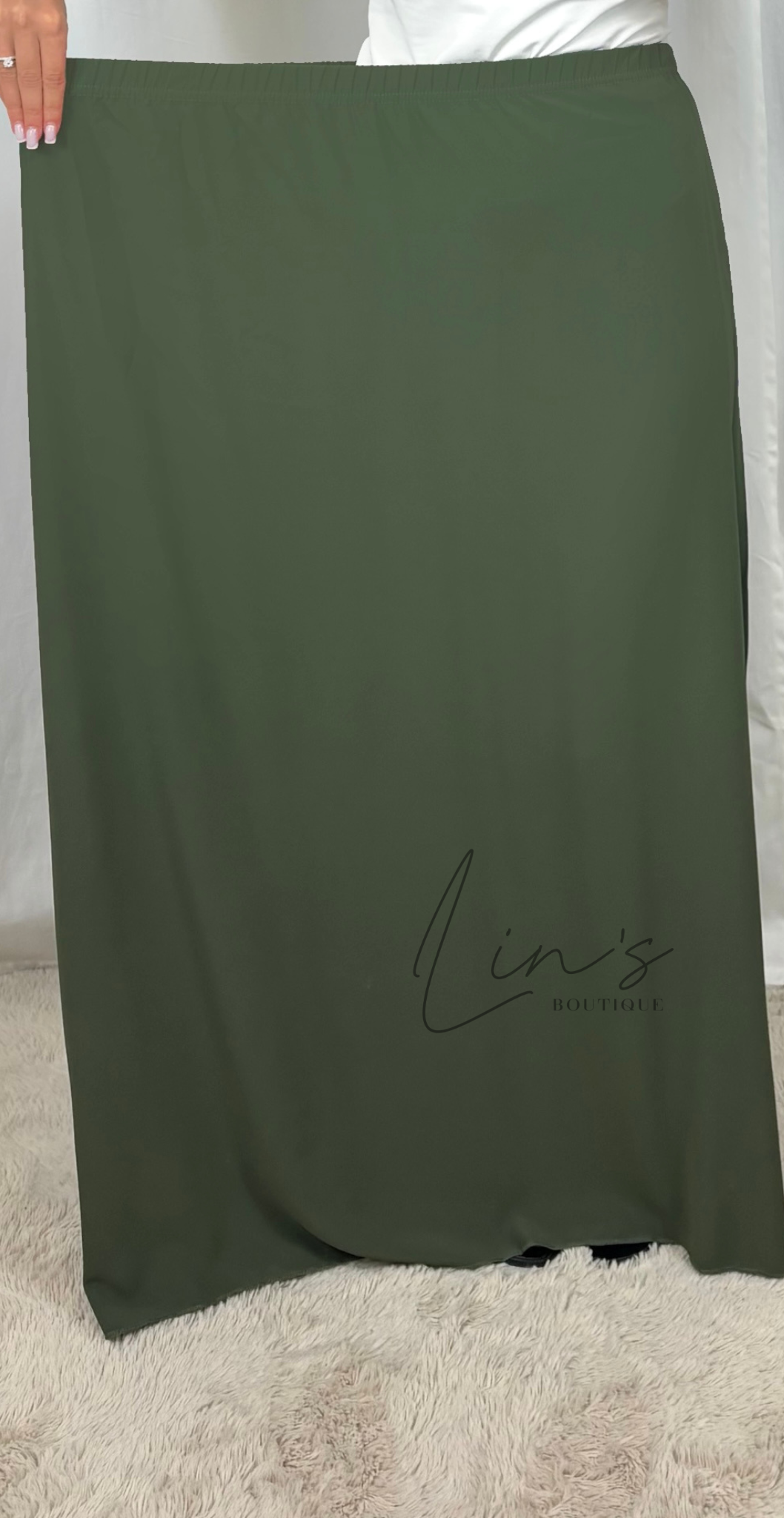 Jilbeb 2 Pièces soie de medine - kaki