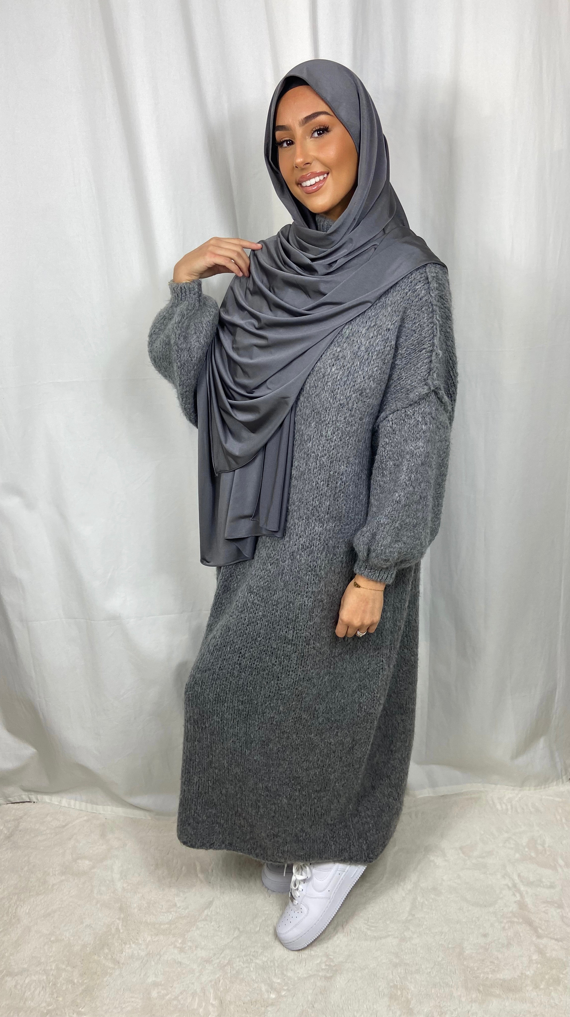 LANA Kleid - GRAU